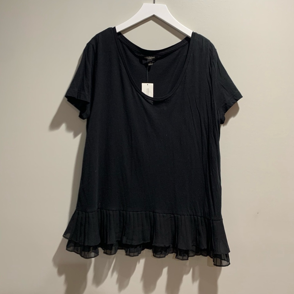 Banana Republic Ruffle Tee